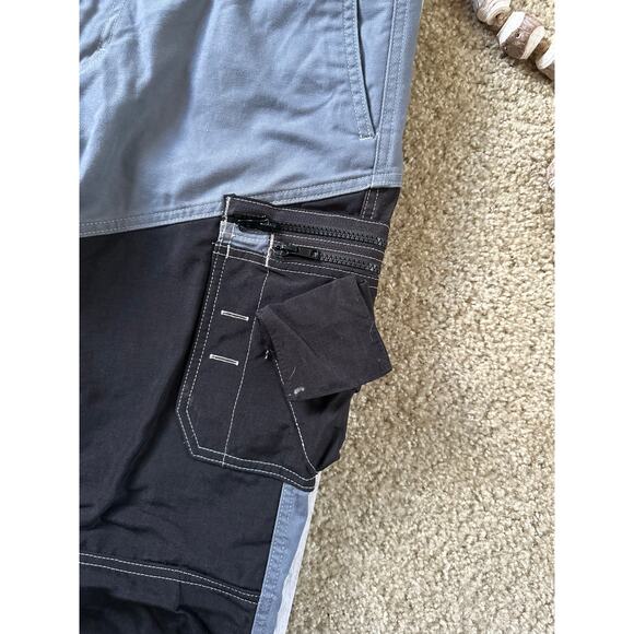 Blaklader Workwear Men's Gray Black Carpenter Utility Double Knee Work Pants - Picture 5 of 10
